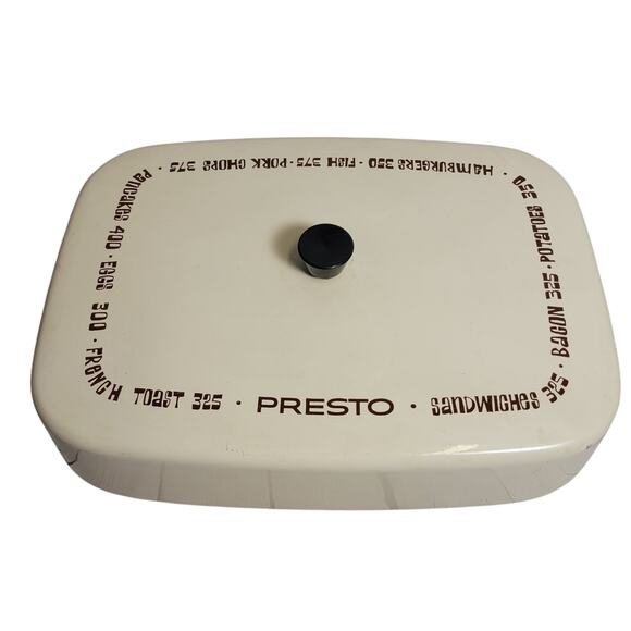 Vintage PRESTO Replacement Lid Only for Deluxe Skillet/Frying Pan - Picture 1 of 9